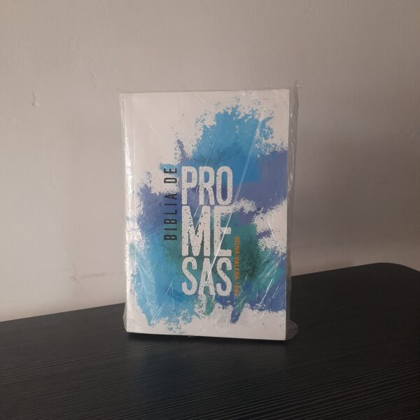 Biblia de Promesas Blanco Azul